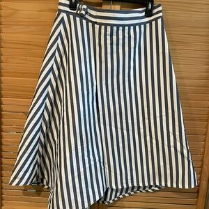 Maeve Anthropologie striped wrap skirt
